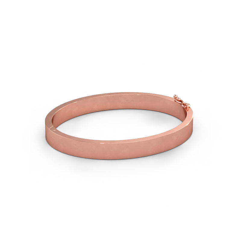 Immagine di Bracciale rigido Edra 7mm 585 oro rosa