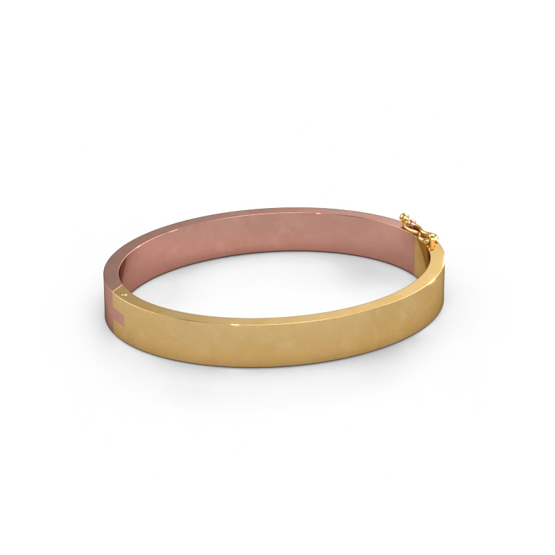 Bild von Armreif Edra 8mm 585 Roségold