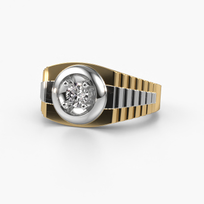 Rolex 14K Gold Ring with Diamonds