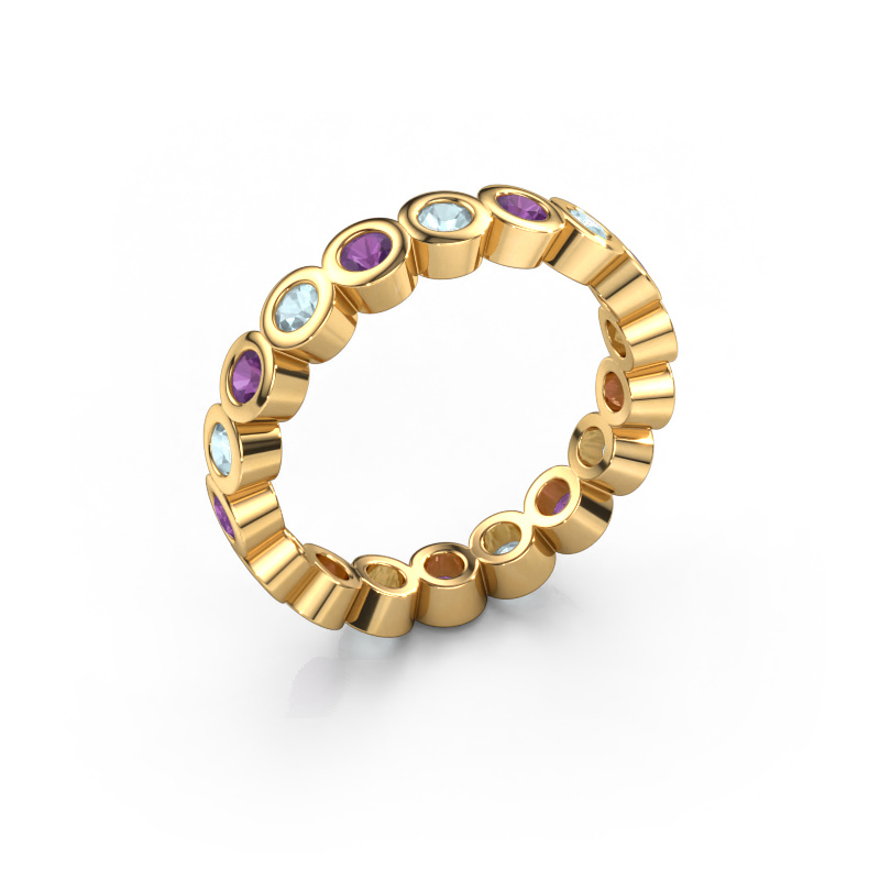 Bild von Vorsteckring Edwina 2 585 Gold Amethyst 2.5 mm
