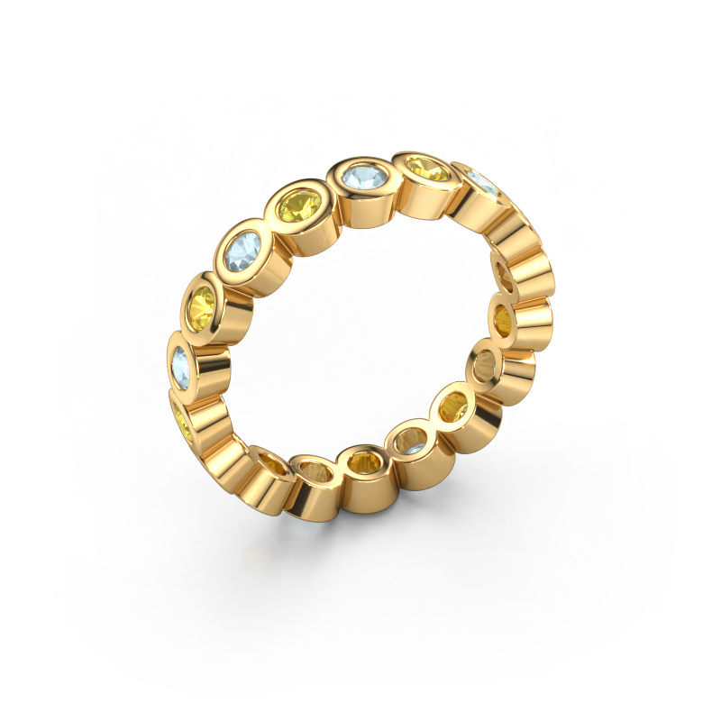 Bild von Vorsteckring Edwina 2 585 Gold Gelb Saphir 2.5 mm