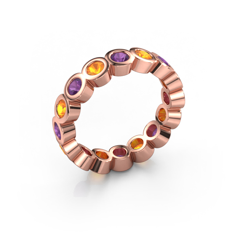 Bild von Vorsteckring Edwina 3 585 Roségold Amethyst 3 mm