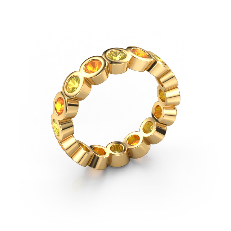 Bild von Vorsteckring Edwina 3 585 Gold Gelb Saphir 3 mm