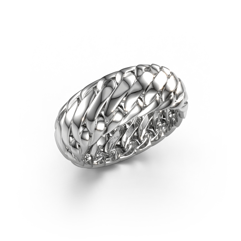 Image of Ring Elane 585 white gold