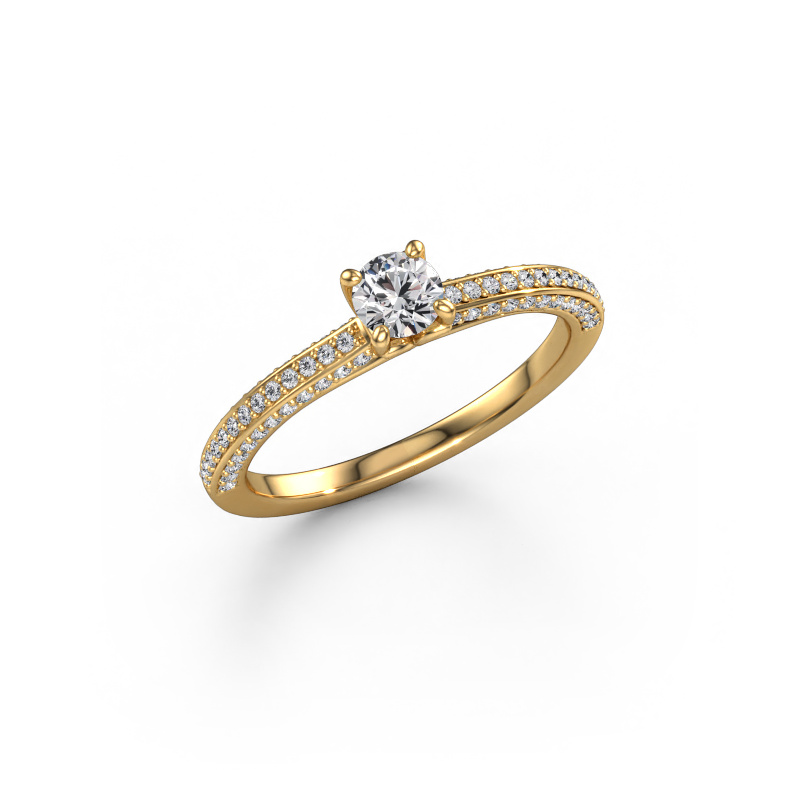 Image of Engagement ring Elenore rnd 585 gold Diamond 0.546 crt