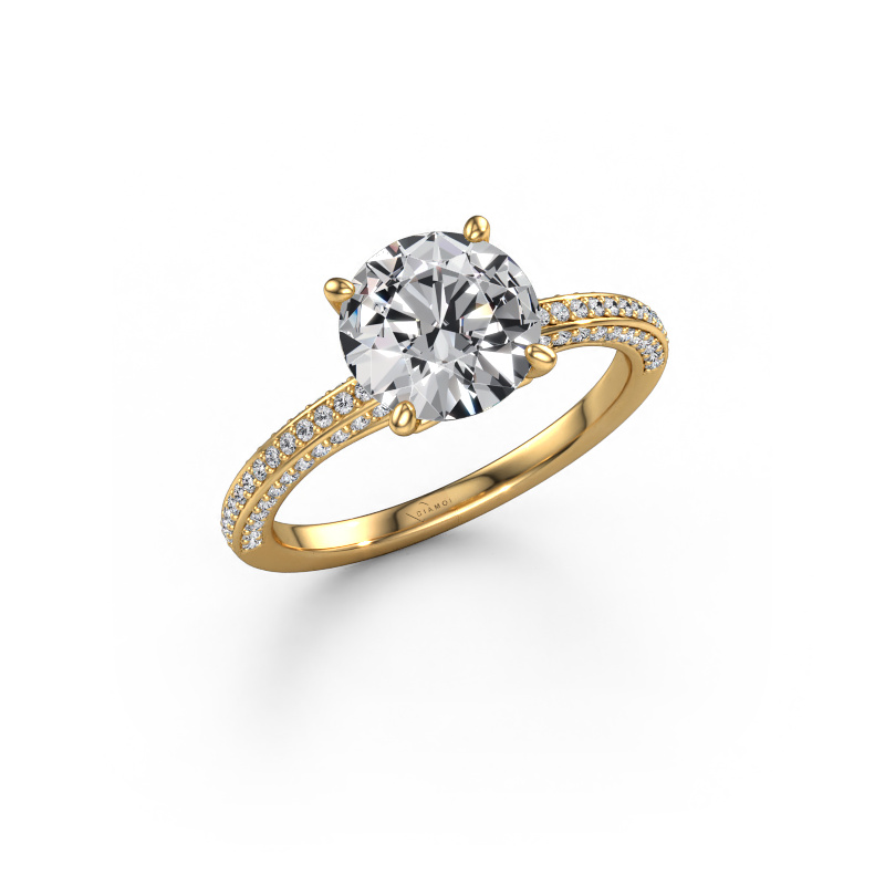 Image of Engagement ring Elenore rnd 585 gold Diamond 2.296 crt