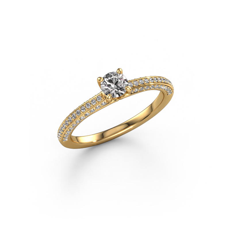 Image of Engagement ring Elenore rnd 585 gold Diamond 0.596 crt