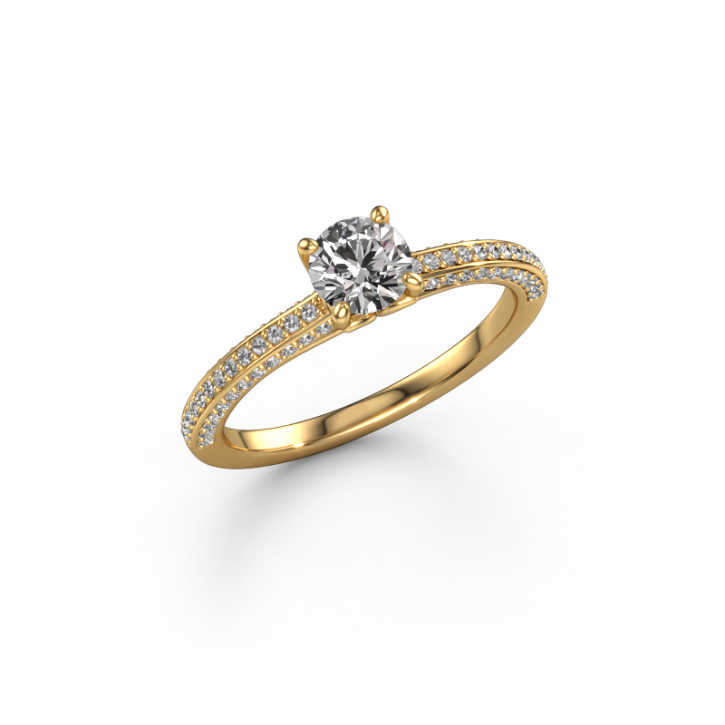 Image of Engagement ring Elenore rnd 585 gold Diamond 0.796 crt
