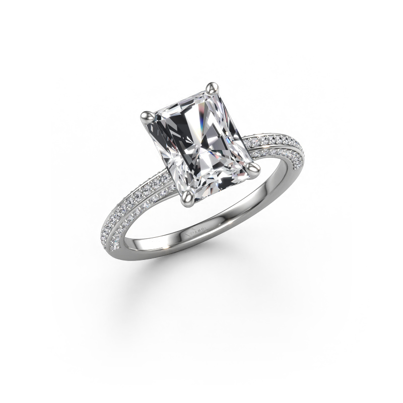 Bild von Verlobungsring Elenore rad 585 Weißgold Lab-grown Diamant 2.046 crt