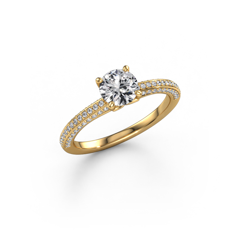 Image of Engagement ring Elenore rnd 585 gold Diamond 0.996 crt