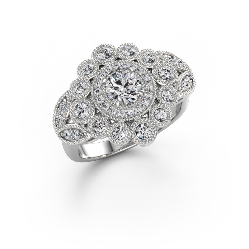 Bild av Ring Elia 585 vitt guld Labbodlad diamant 1.20 crt
