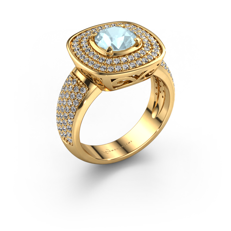 Image of Ring Eliana 585 gold Aquamarine 6 mm