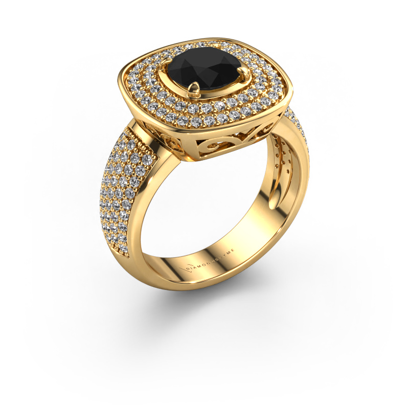 Image of Ring Eliana 585 gold Black diamond 1.70 crt