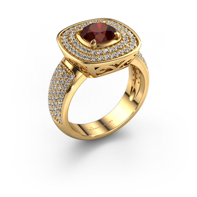 Bild von Ring Eliana 585 Gold Granat 6 mm