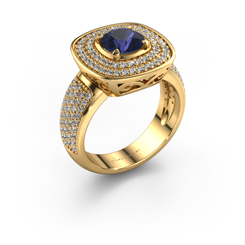 Image of Ring Eliana 585 gold Sapphire 6 mm