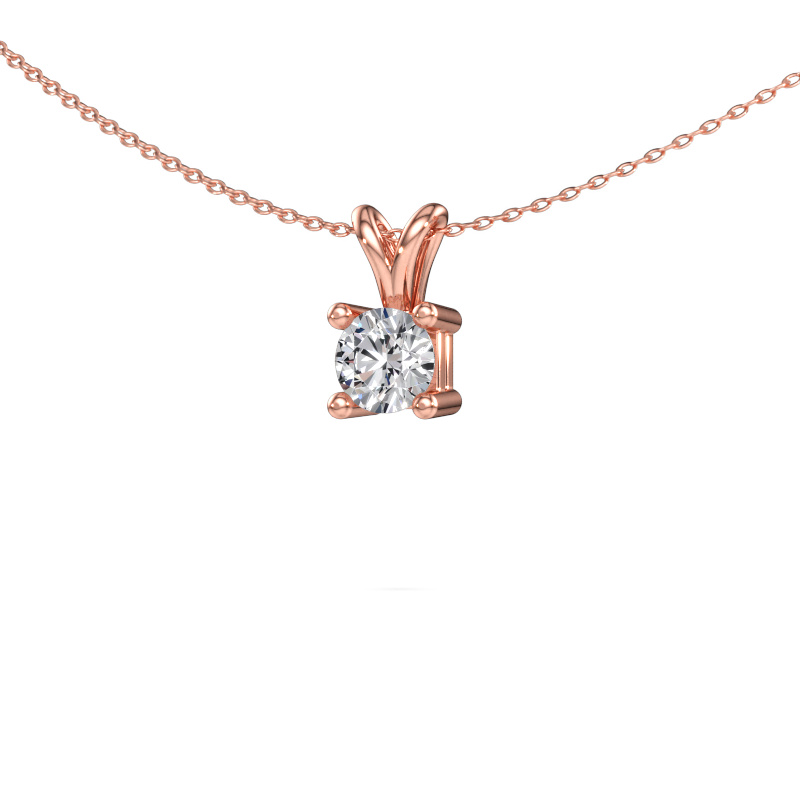 Bild av Halsband Eline 585 roséguld Diamant 0.70 crt