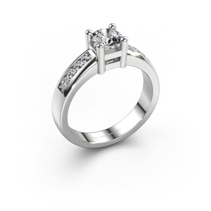Bild von Verlobungsring Eline 2 585 Weißgold Lab-grown Diamant 0.86 crt