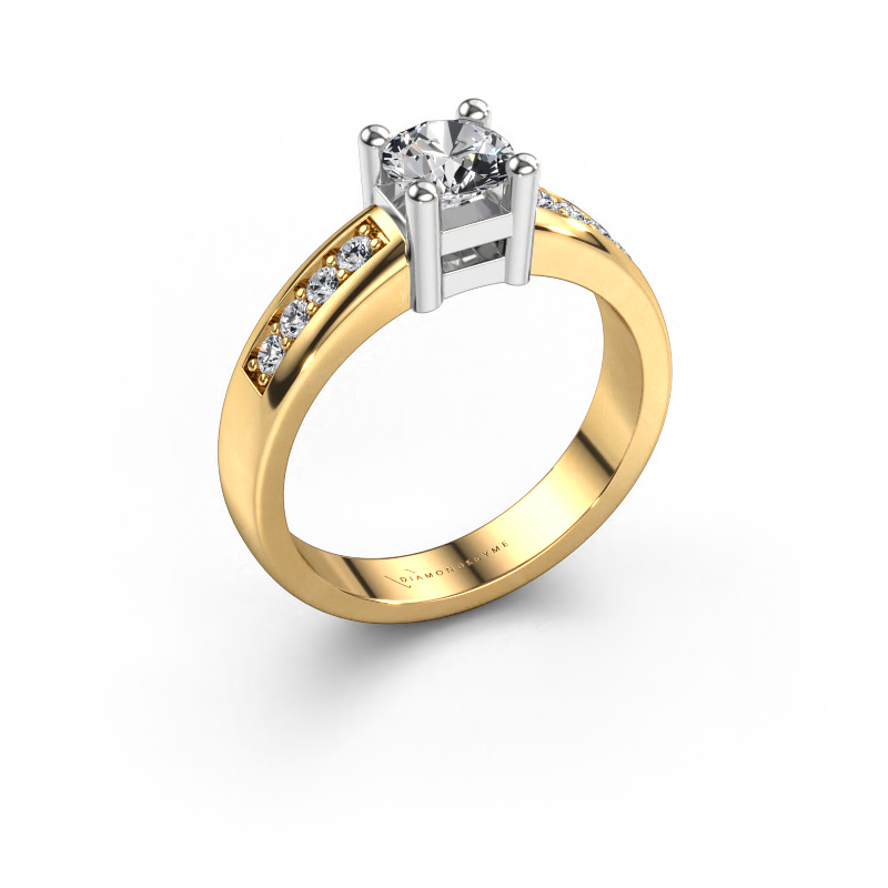 Image of Engagement ring Eline 2 585 gold Lab grown diamond 0.86 crt