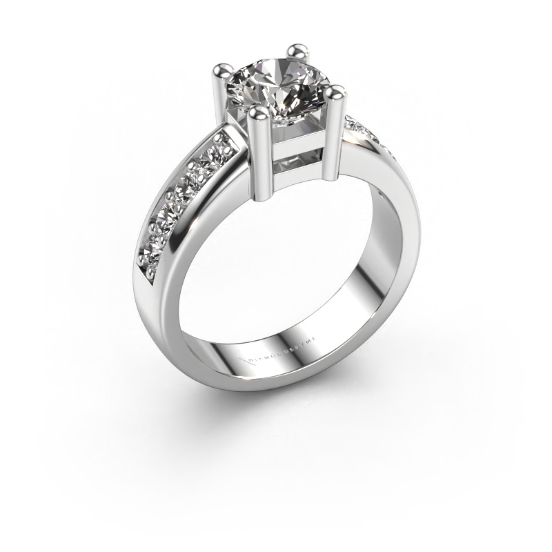 Bild von Verlobungsring Eline 2 950 Platin Diamant 1.44 crt