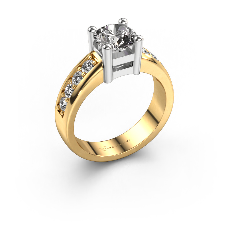 Afbeelding van Verlovingsring Eline 2 585 goud Diamant 1.44 crt