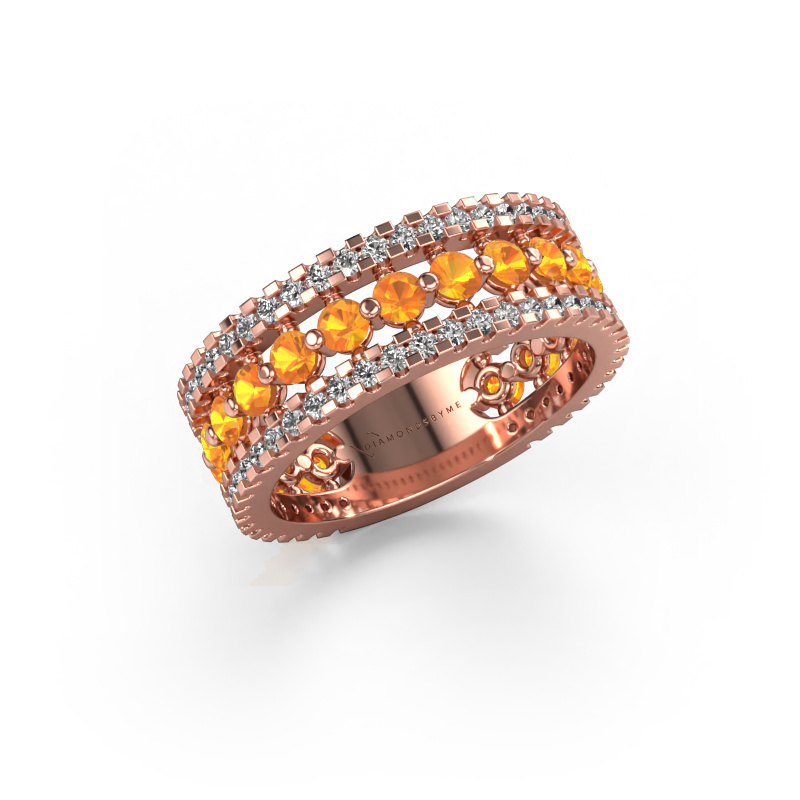 Bild von Ring Elizbeth 2 585 Roségold Citrin 2.4 mm