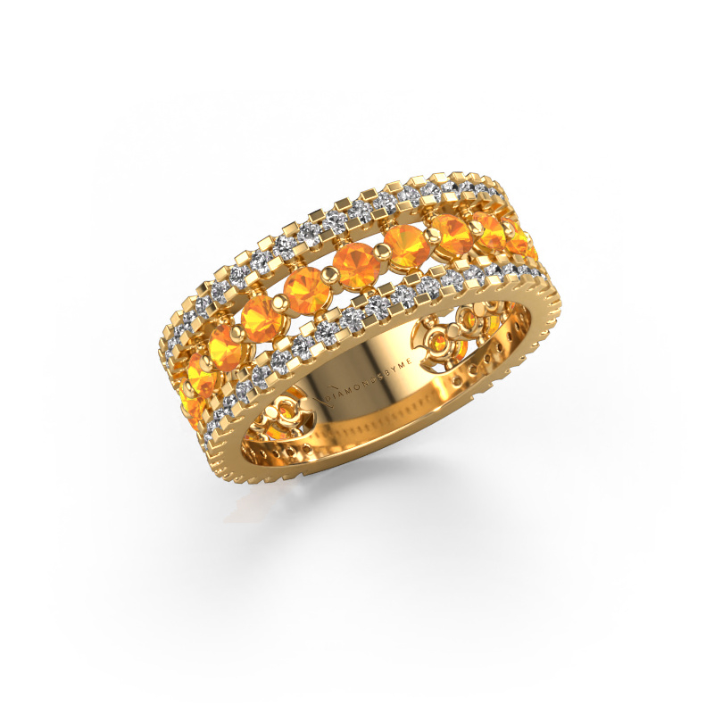Image of Ring Elizbeth 2 585 gold Citrin 2.4 mm