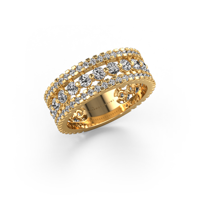 Bild von Ring Elizbeth 2 585 Gold Zirkonia 2.4 mm