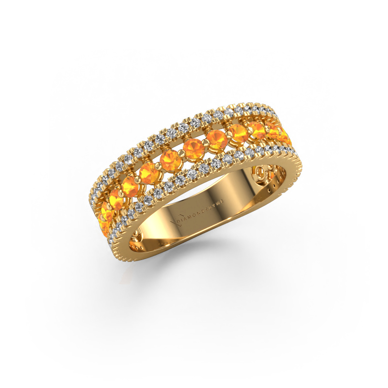 Image of Ring Elizbeth 1 585 gold Citrin 2 mm