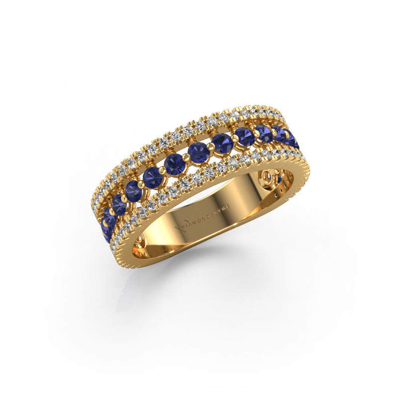 Image of Ring Elizbeth 1 585 gold Sapphire 2 mm