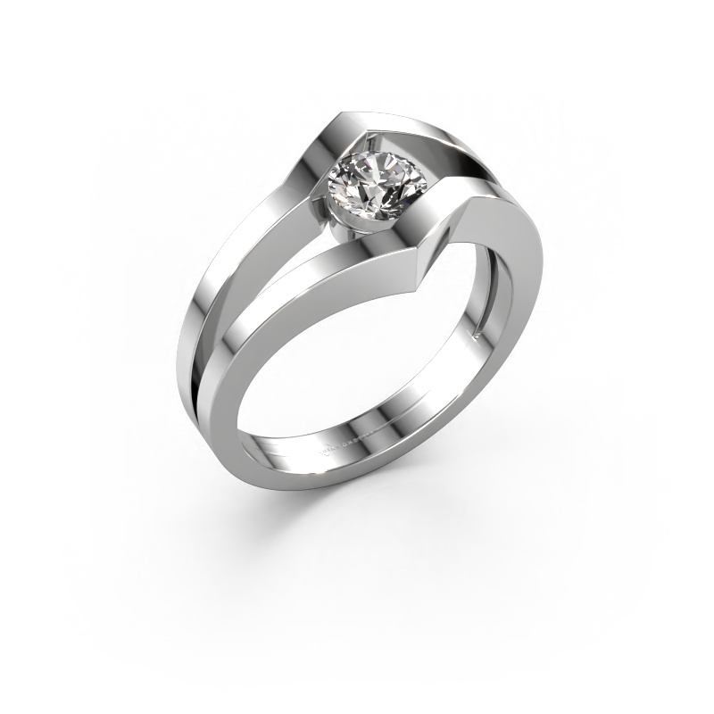 Image of Ring Elize 585 white gold Diamond 0.40 crt