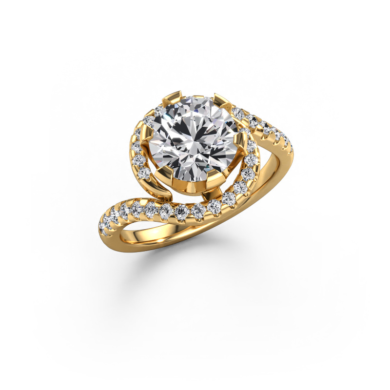 Image of Engagement ring Elli 585 gold Diamond 2.399 crt
