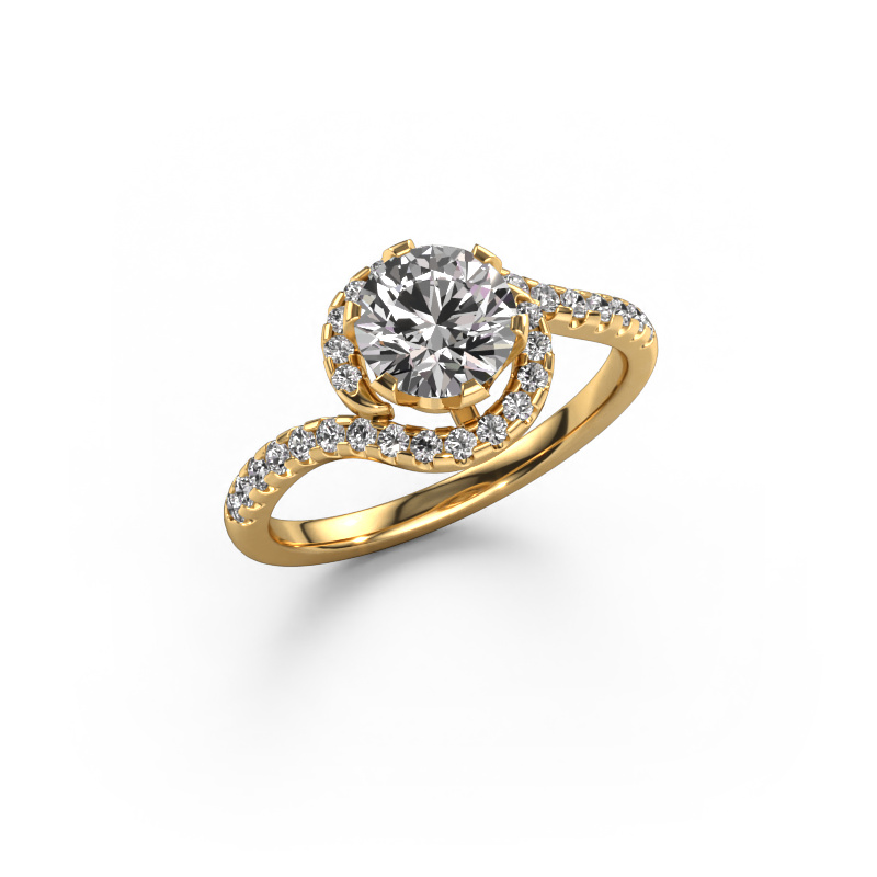 Bild von Verlobungsring Elli 585 Gold Diamant 1.31 crt