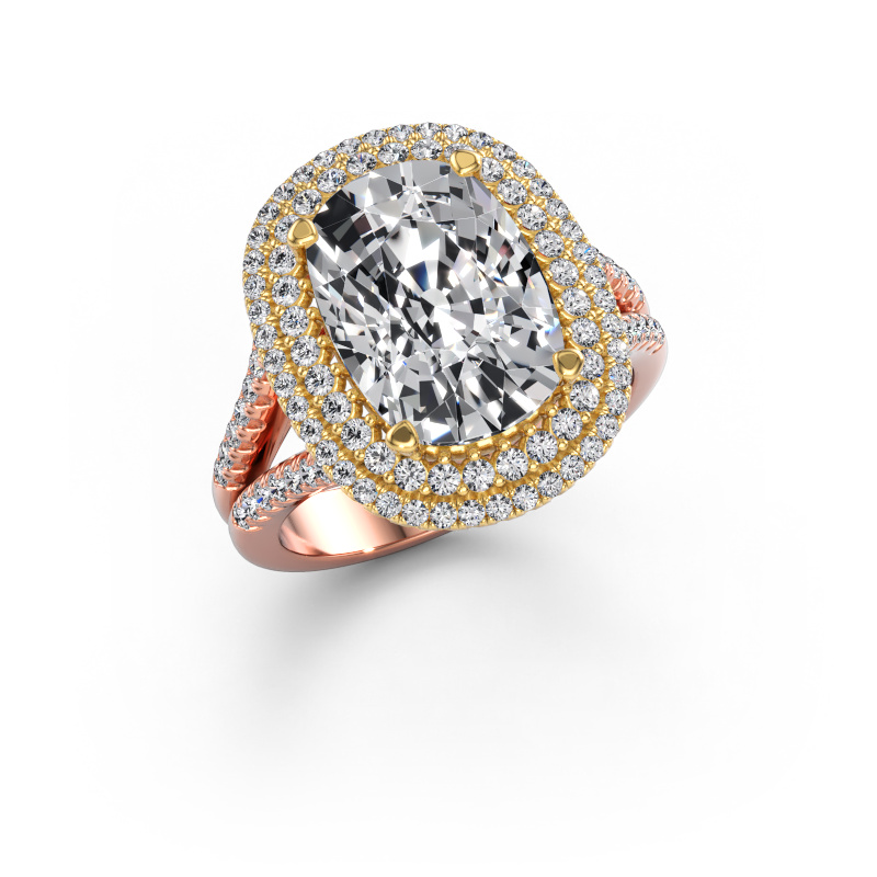 Bild von Verlobungsring Elvie CSH 585 Roségold Lab-grown Diamant 5.655 crt