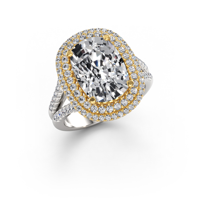 Bild von Verlobungsring Elvie CSH 585 Weißgold Lab-grown Diamant 5.655 crt