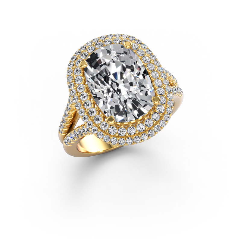 Image of Engagement ring Elvie CSH 585 gold Lab grown diamond 5.655 crt
