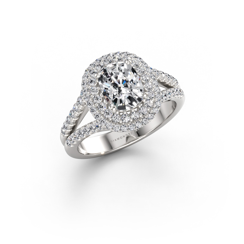 Image of Engagement ring Elvie CSH 950 platinum Diamond 1.770 crt