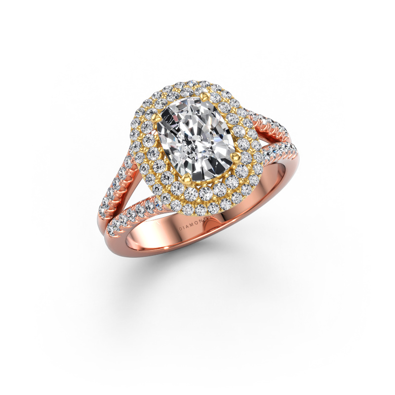 Bild von Verlobungsring Elvie CSH 585 Roségold Diamant 2.035 crt
