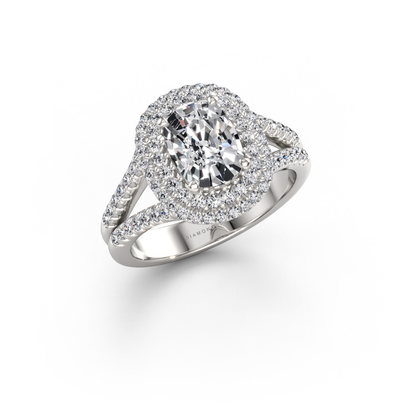 Image of Engagement ring Elvie CSH 950 platinum Diamond 2.035 crt