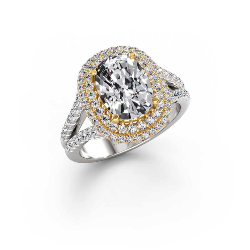 Bild von Verlobungsring Elvie CSH 585 Weißgold Lab-grown Diamant 3.07 crt