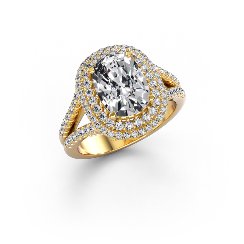 Image of Engagement ring Elvie CSH 585 gold Diamond 3.07 crt