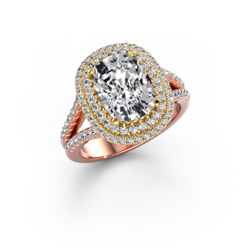 Bild von Verlobungsring Elvie CSH 585 Roségold Lab-grown Diamant 3.585 crt