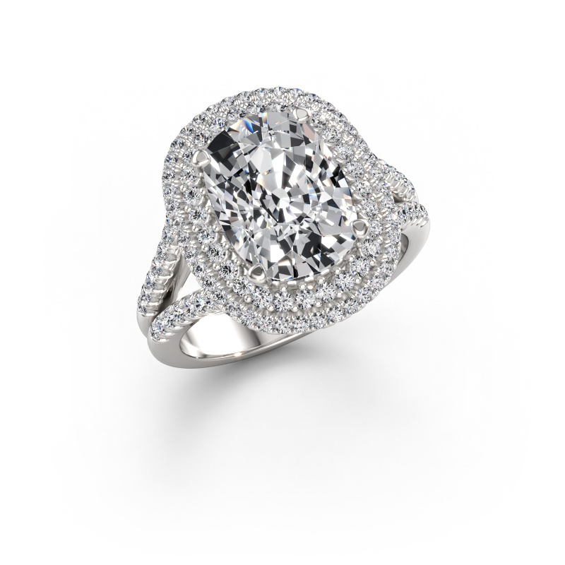 Bild von Verlobungsring Elvie CSH 950 Platin Diamant 4.63 crt