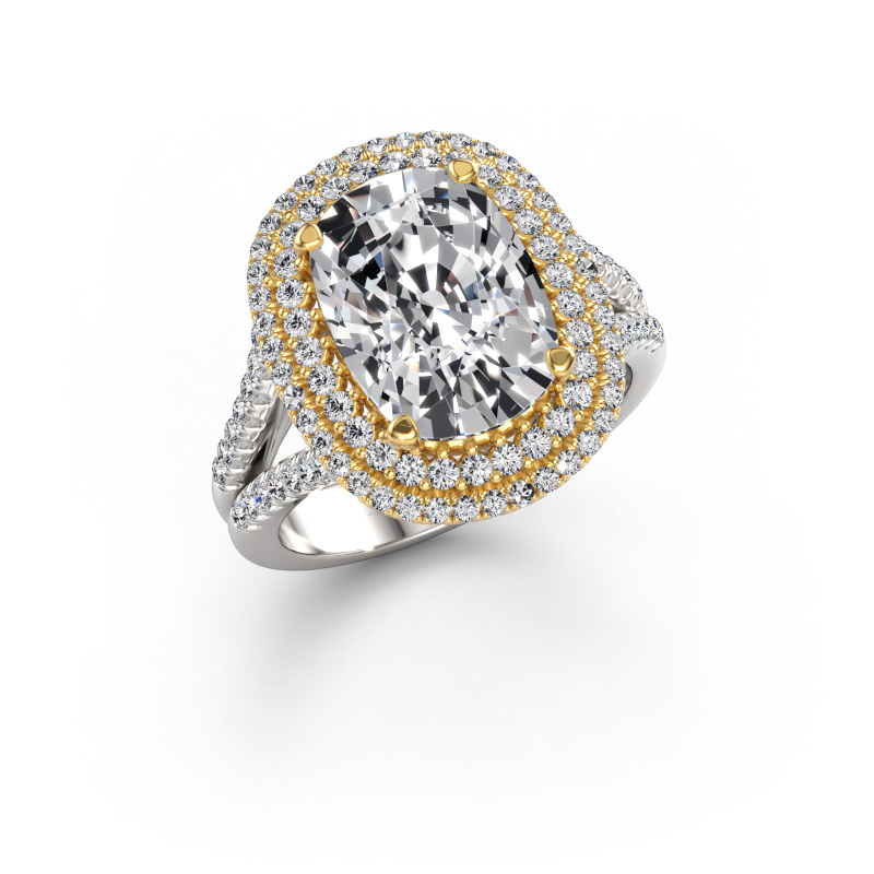 Bild von Verlobungsring Elvie CSH 585 Weißgold Lab-grown Diamant 5.155 crt