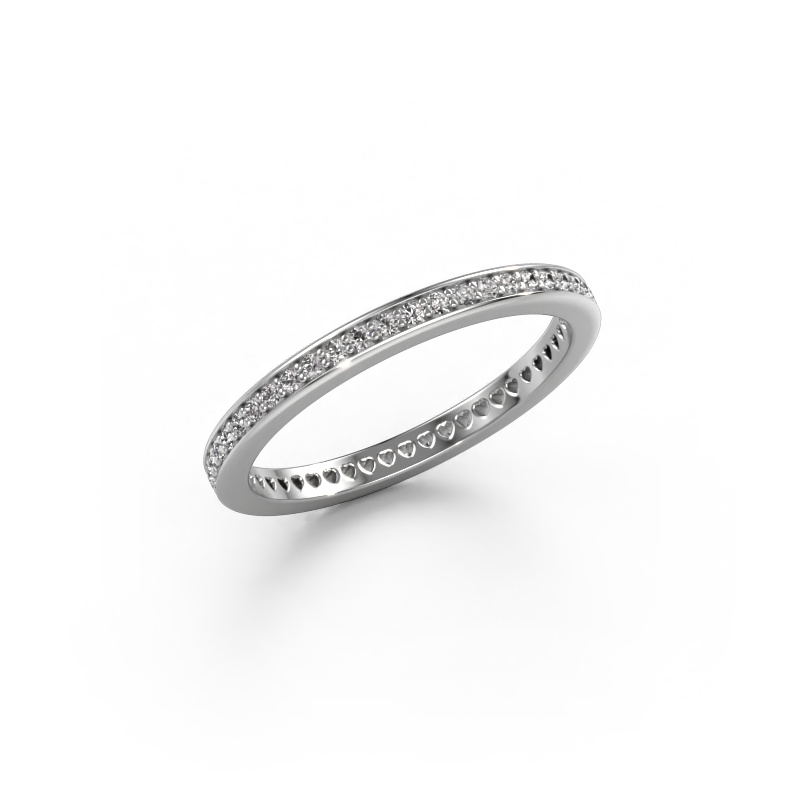 Bild von Vorsteckring Elvire 1 585 Weißgold Zirkonia 1.1 mm