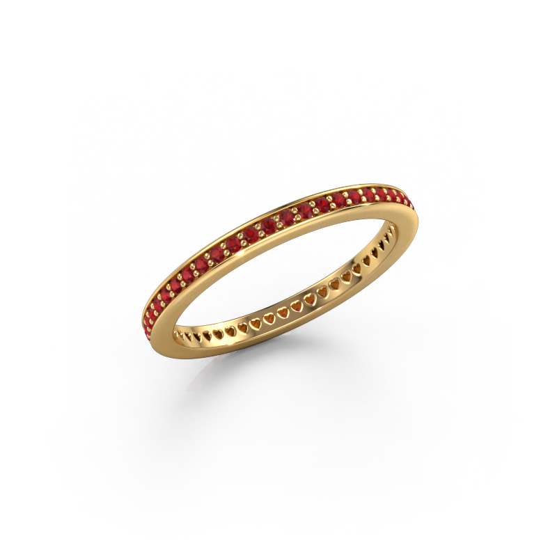 Bild von Vorsteckring Elvire 1 585 Gold Rubin 1.1 mm