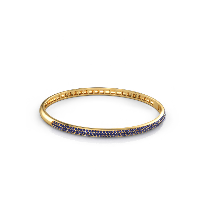 Imagen de Brazalete Emely 4mm 585 oro Zafiro 1.1 mm