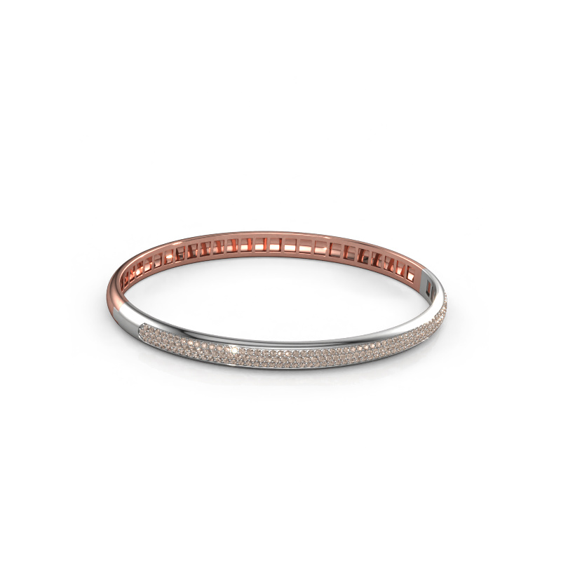Image of Bracelet Emely 5mm 585 rose gold Brown diamond 1.178 crt