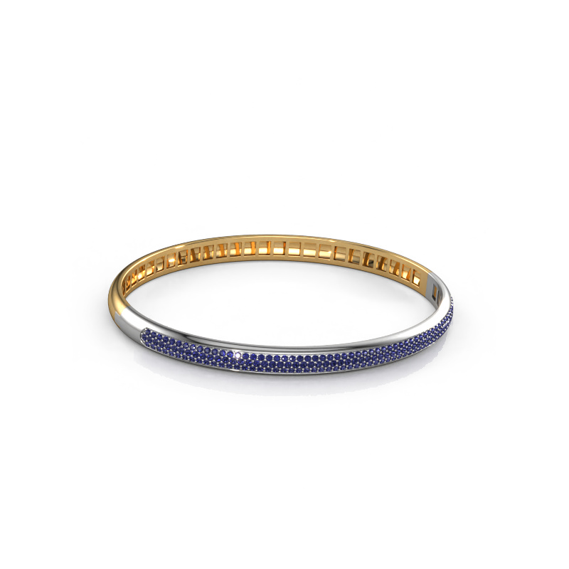 Image of Bracelet Emely 5mm 585 gold Sapphire 1.1 mm