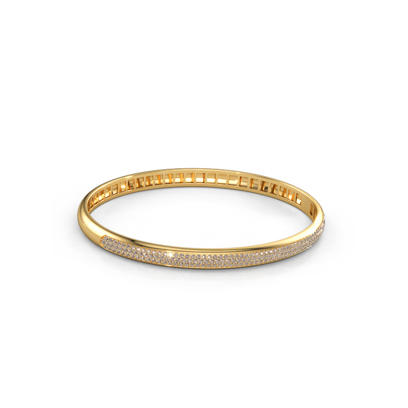 Image of Bracelet Emely 5mm 585 gold Brown diamond 1.178 crt
