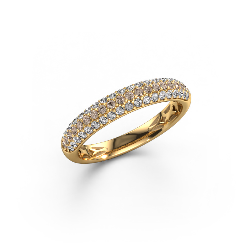 Bild von Ring Emely 2 585 Gold Braun Diamant 0.557 crt